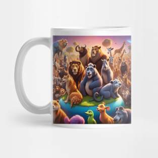 Animal Christmas Mug